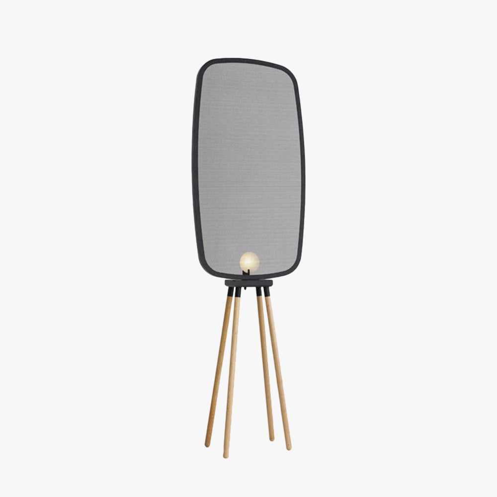 Cooley Modern Design Minimalistic Floor Lamp, Metal & Wood
