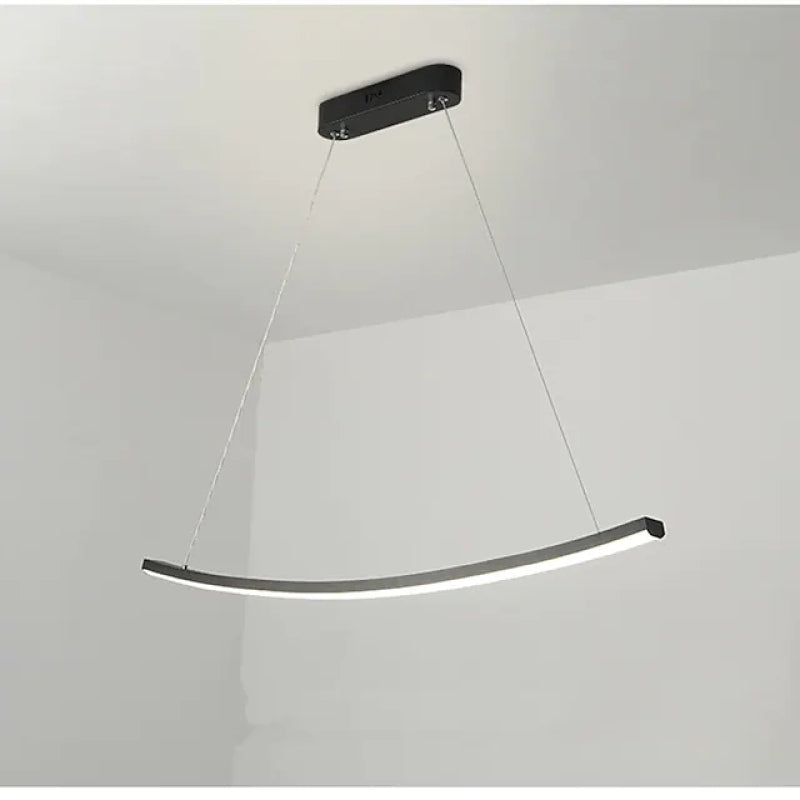 Louise Minimalist Linear Metal Pendant Light