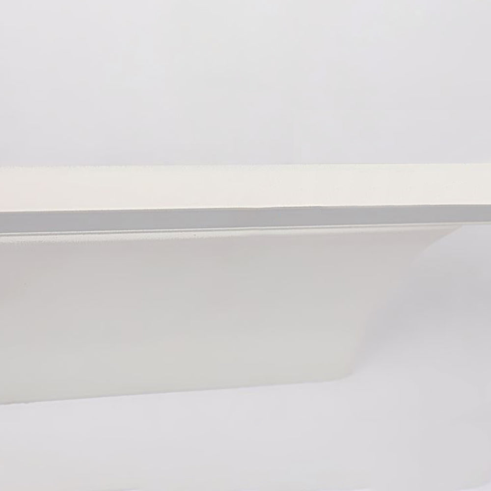 Cooley Minimalist Linear Metal/Acrylic Wall Lamp, Silver, Bathroom