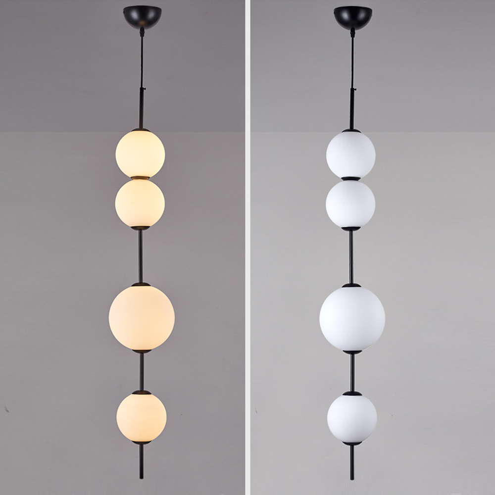 Valentina Creative Ball Pendant Light, Metal & Glass, 3 Styles