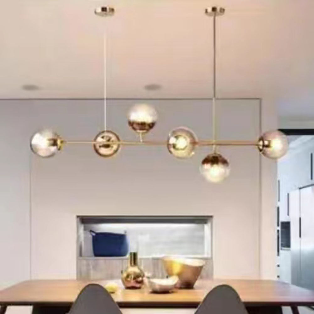 Valentina Modern Bubble Metal Glass Pendant Light