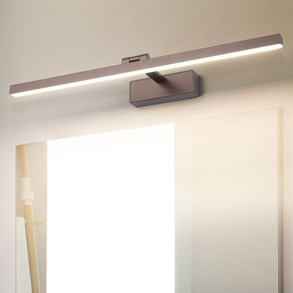 Leigh LED Rotatable Mirror Front Vanity Wall Lamp, Metal, Bathroom