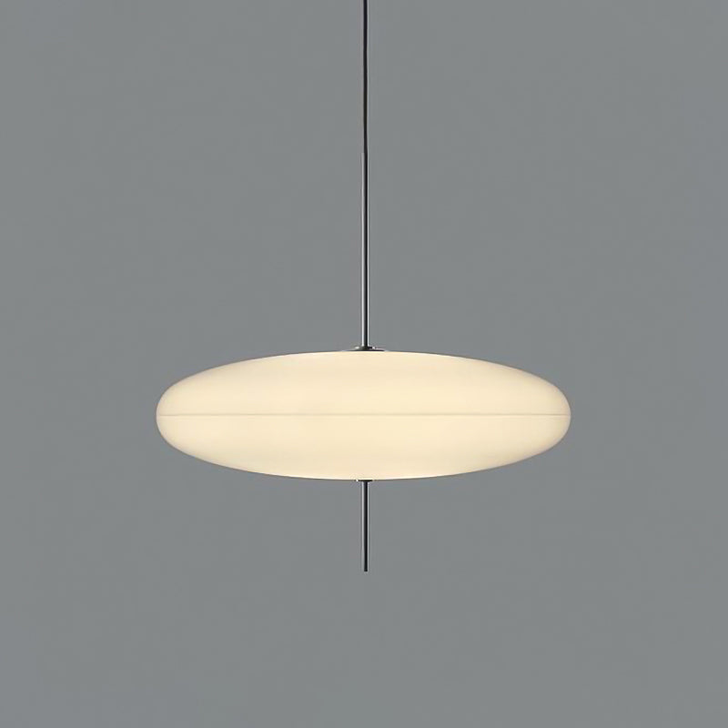 Leilani Nordic Modern Oval Single Pendant Light White