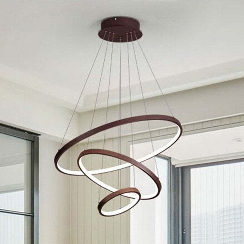 Arisha Pendant Light Inner Ring Illuminated