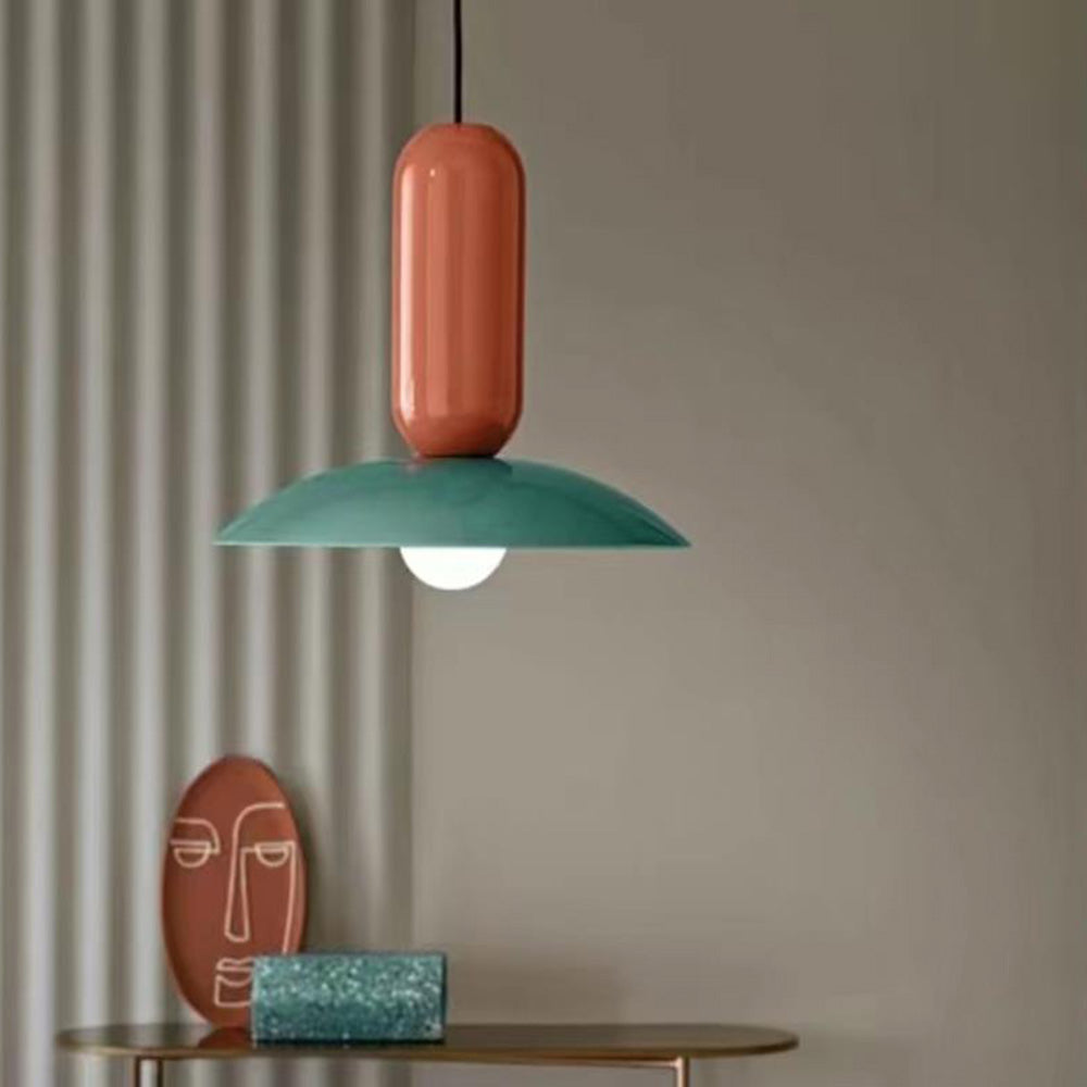 Morandi Nordic Creative Colorful Pendant Light, Metal