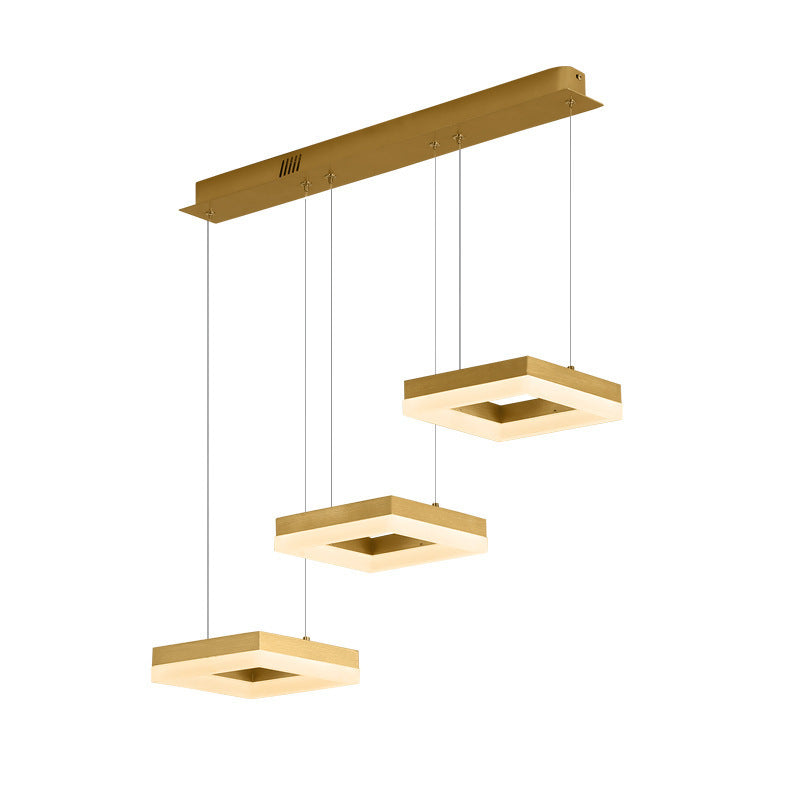 Raheel Modern Cluster 3 Lights Pendant Light Square