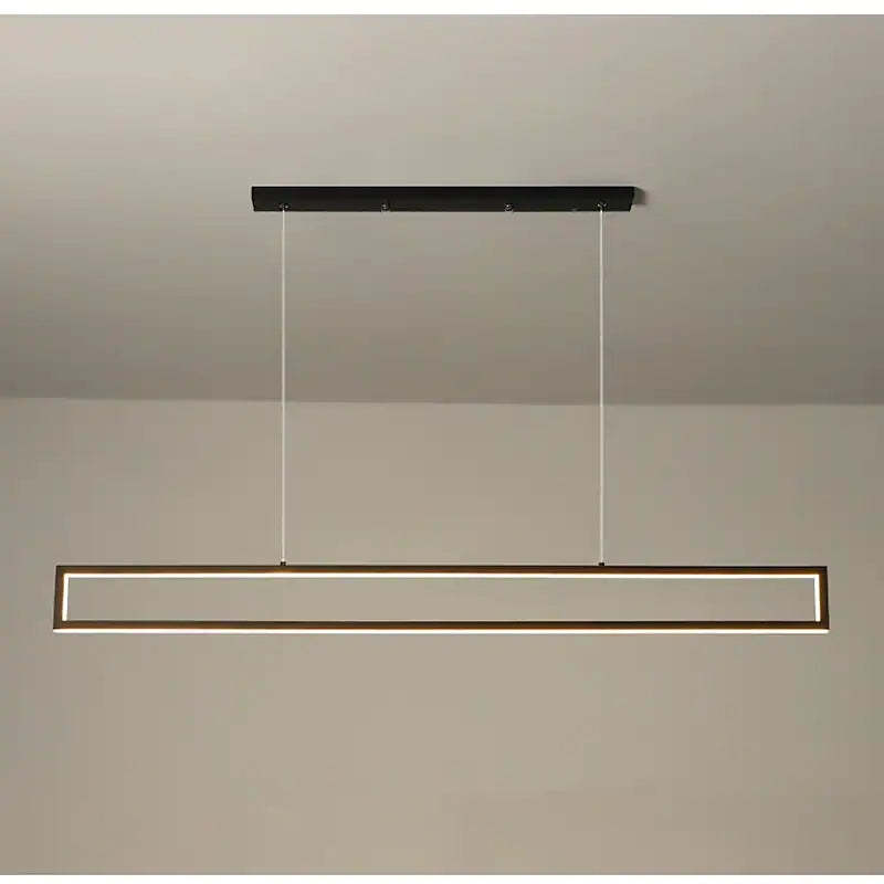 Rectangle shop pendant light