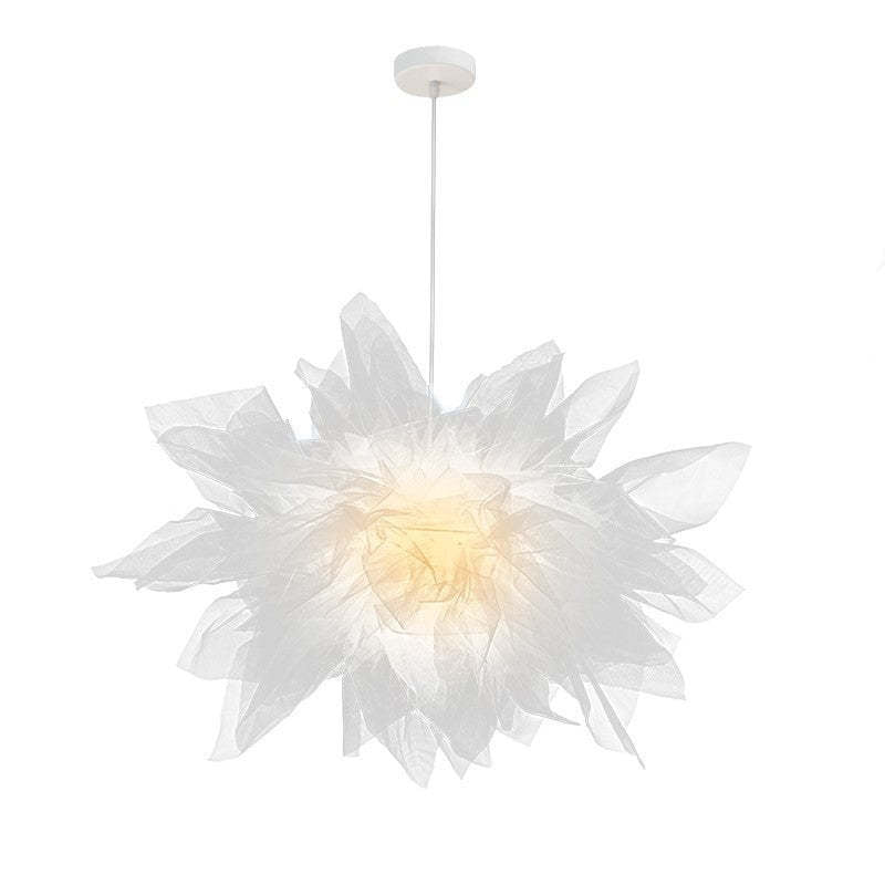 Bella Modern Flower Fabric Pendant Light Bedroom