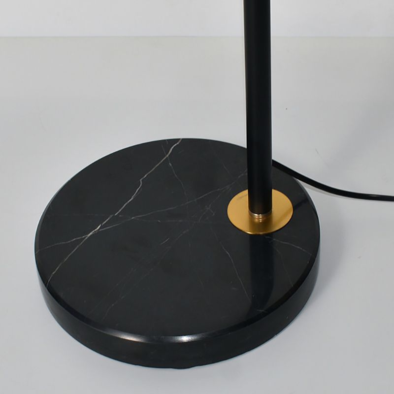 Eryn Floor Lamp Pleated Arc Nordic/Modern, Metal/Fabric, Multi-color, Study