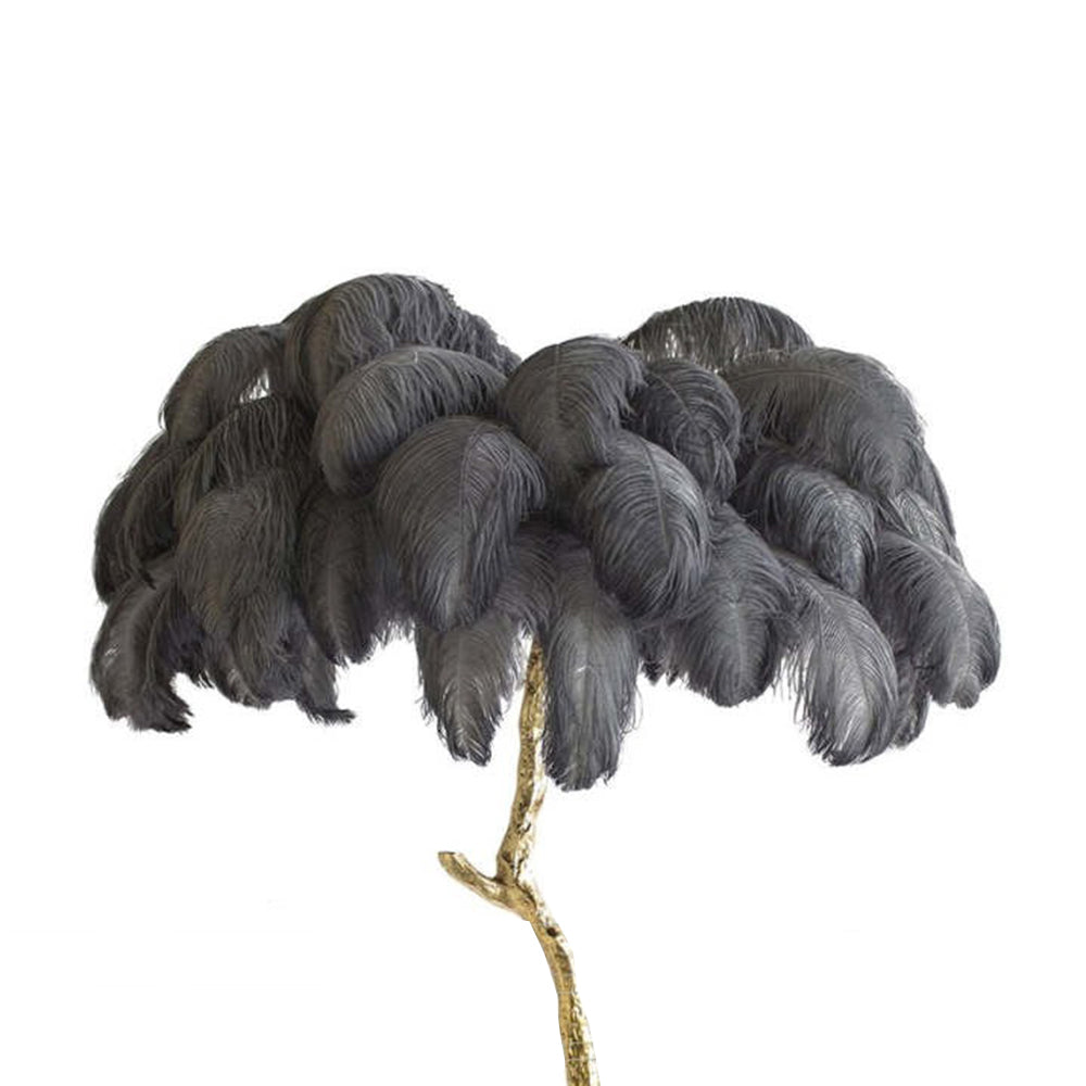 O'Moore Nordic Luxury Unique Ostrich Feather Floor Lamp/Table Lamp