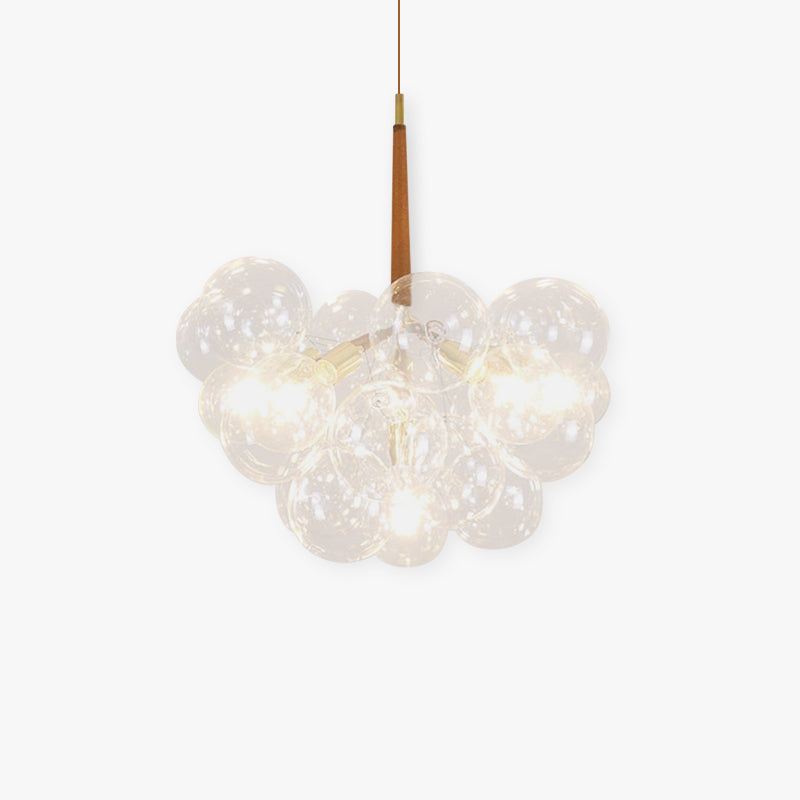 Valentina Nordic Luxury Clear Bubble Pendant Light