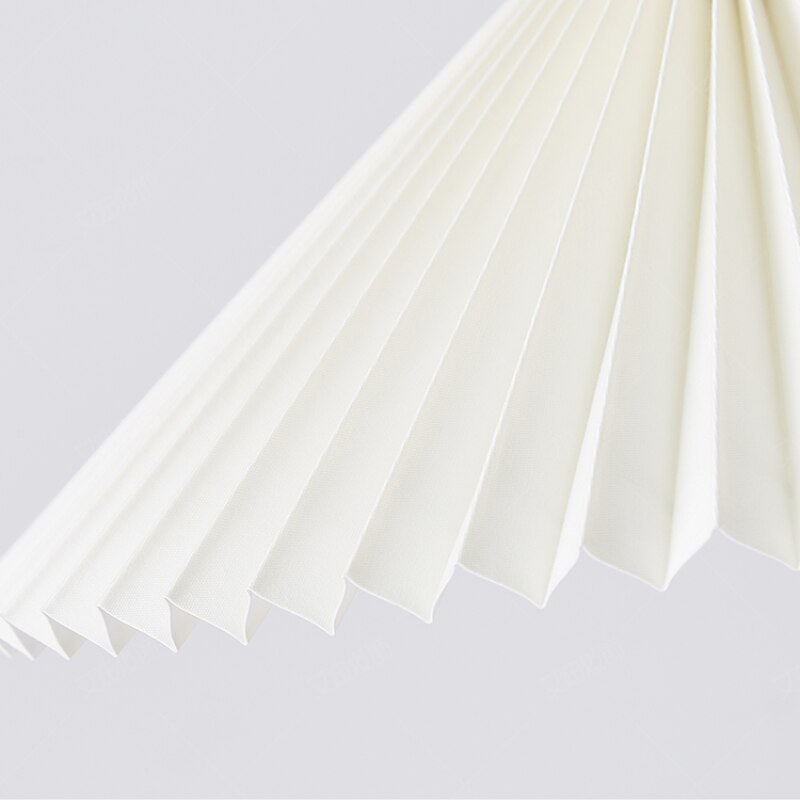 Ozawa Pendant Light Umbrella Shape Art, Wood, White, Bedroom