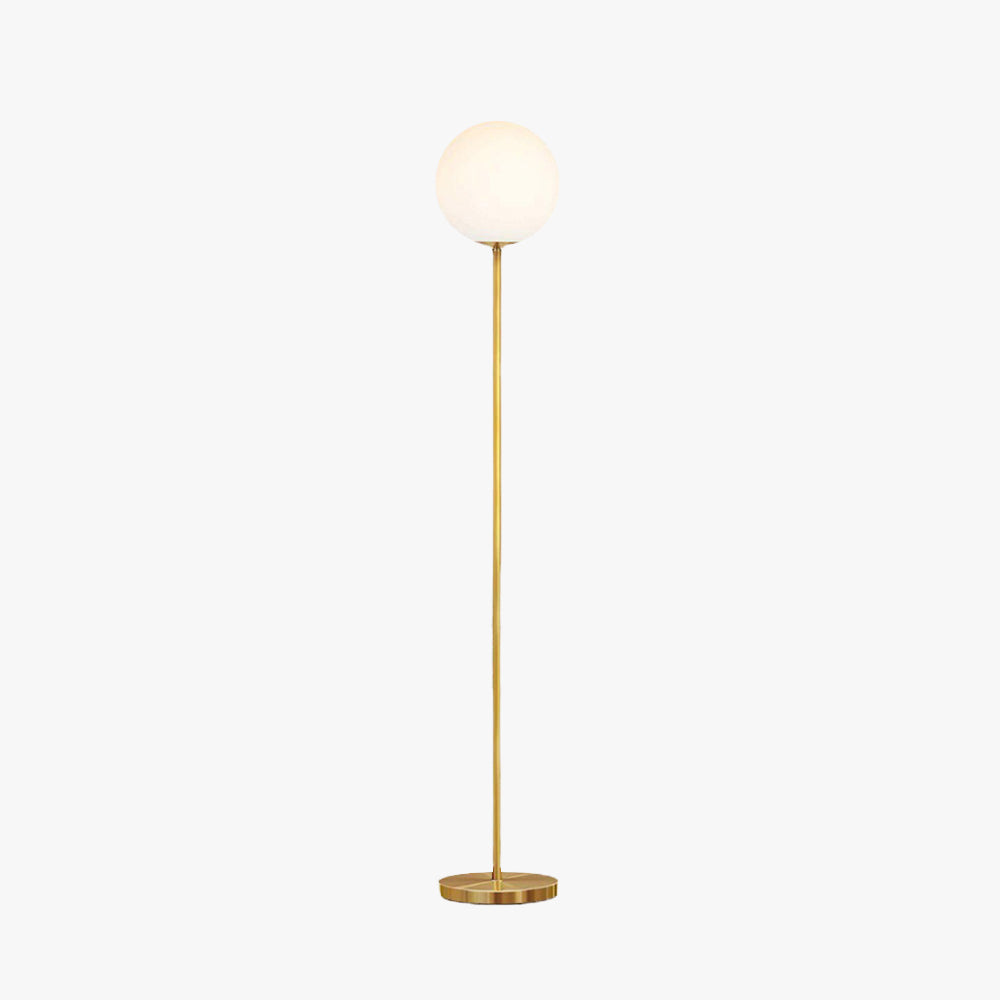 Valentina Simple Single Glass Bubble Floor Lamp