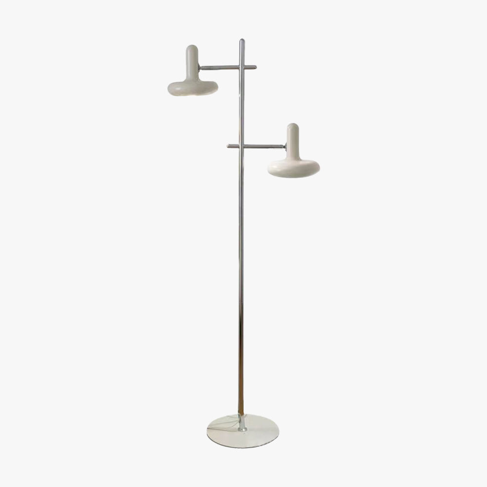 Carins Modern Nordic Minimalist Metal Rotable Floor Lamp, White