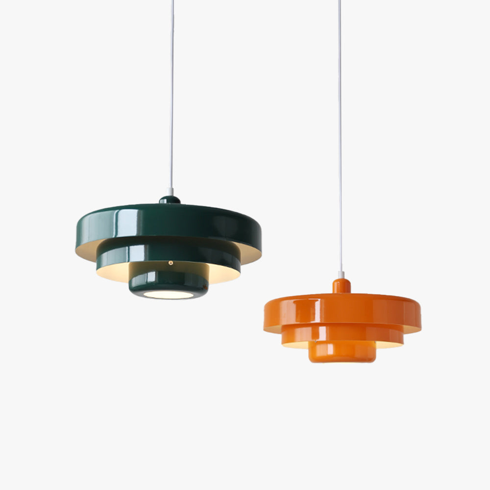 Morandi Modern LED Pendant Light OrangeMetal Living Room/Kitchen