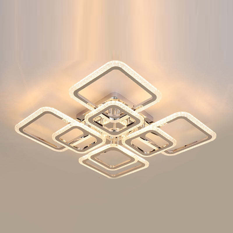 Lacey Modern Square Flush Mount Ceiling Light