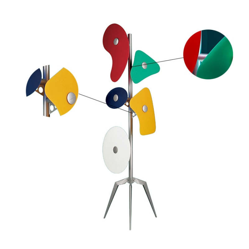 Morandi Colorful Floor Lamp, ABS & Metal