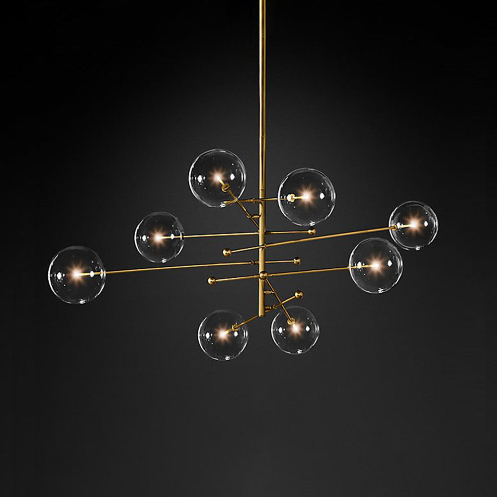 Valentina Modern Bubble  Pendant Light, Gold