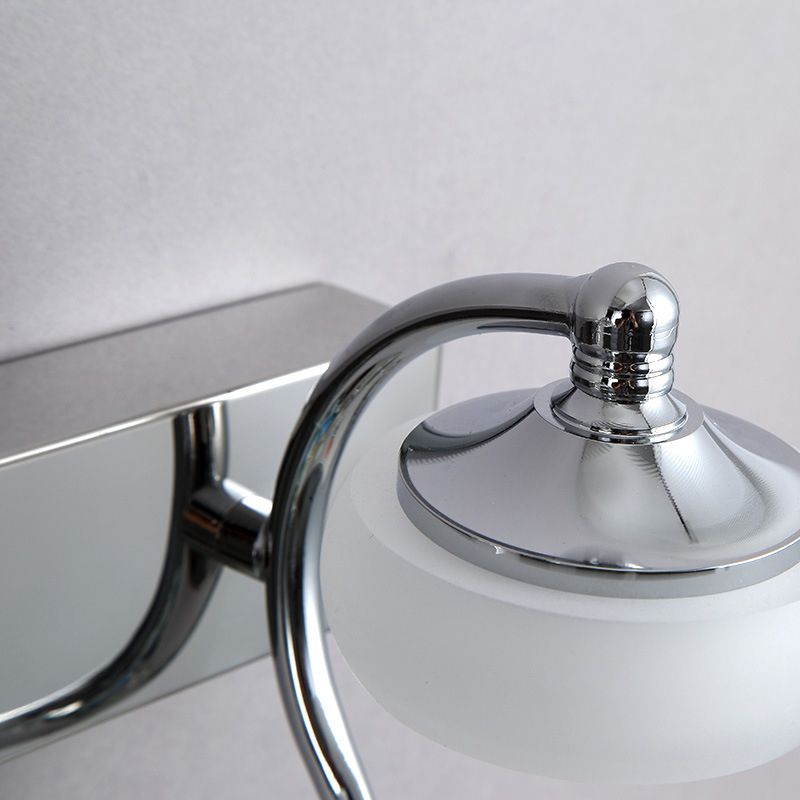 Leigh Modern Lantern Glass Wall Lamp, 2/3 Light, Bathroom