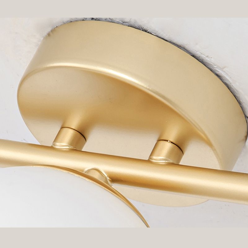 Morandi Modern Dome Metal Bathroom & Vanity Wall Lamps, Multicolor