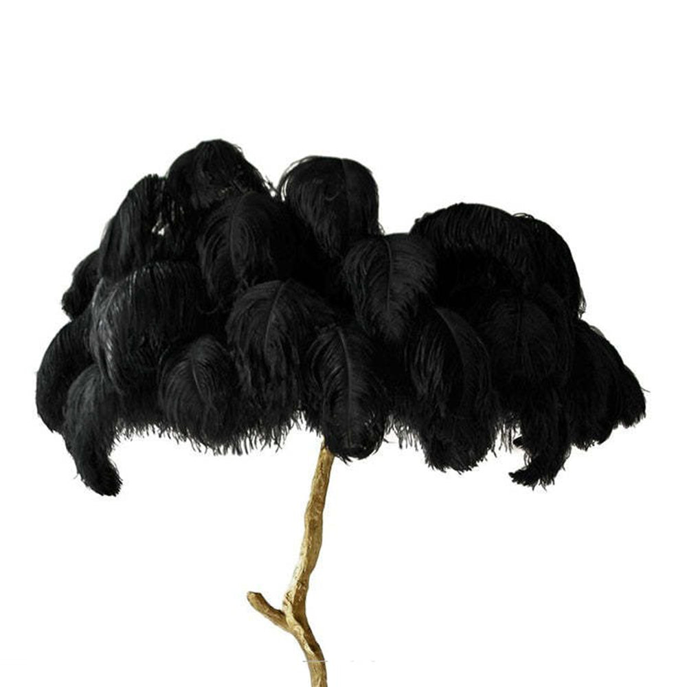 O'Moore Nordic Luxury Unique Ostrich Feather Floor Lamp/Table Lamp