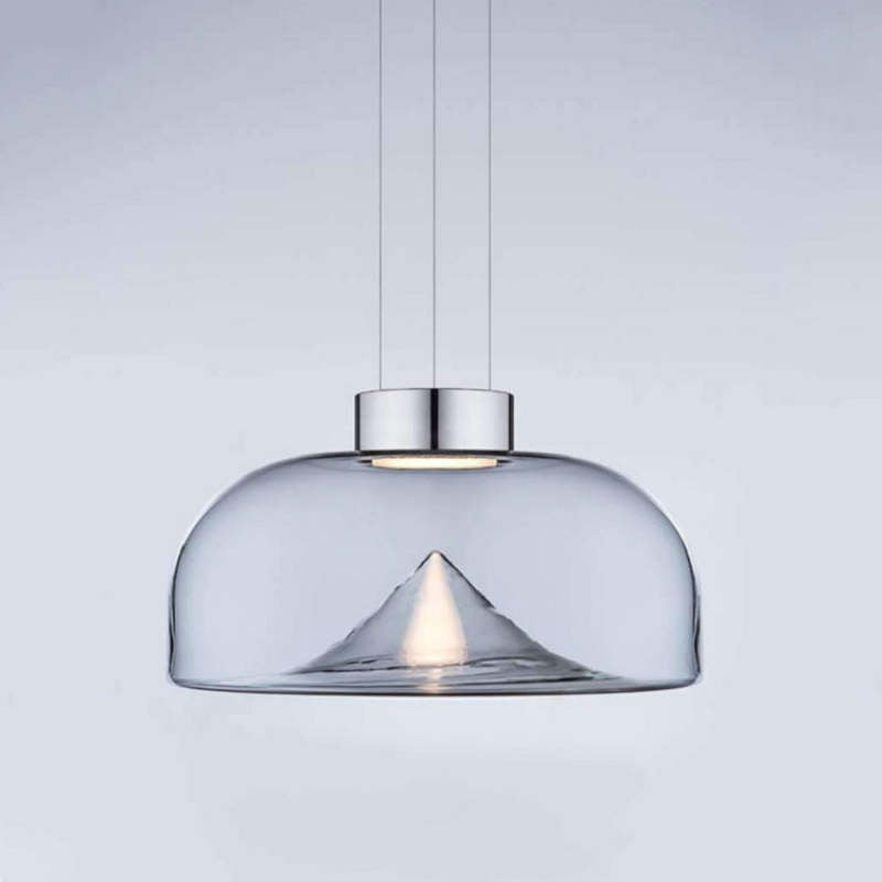 Herbert Modern Mountain Glass Pendant Light