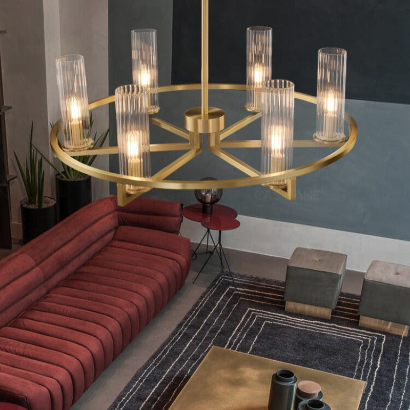 Arisha Post Modern Designer LED Pendant Light Glass/Metal Living Room/Badroom