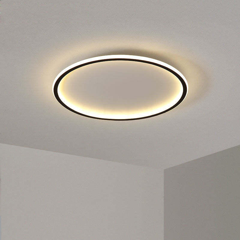 Quinn Flush Mount Ceiling Light Modern LED Round Hollow