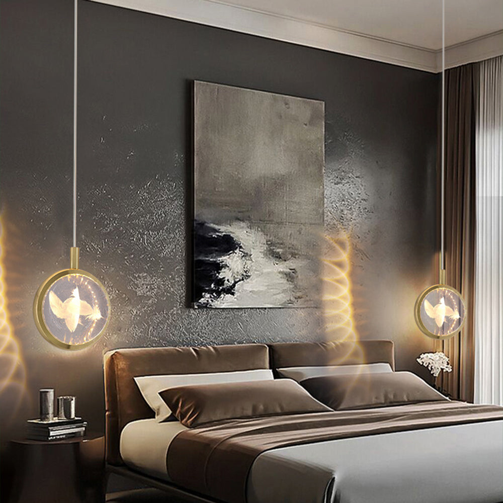 Kady Modern LED Pendant Light Crystal/Metal Living Room/Bedroom