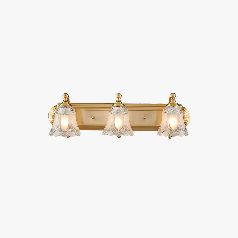 Félicie Mirror Front Bell Shade Vanity Wall Lamp, L45/61CM