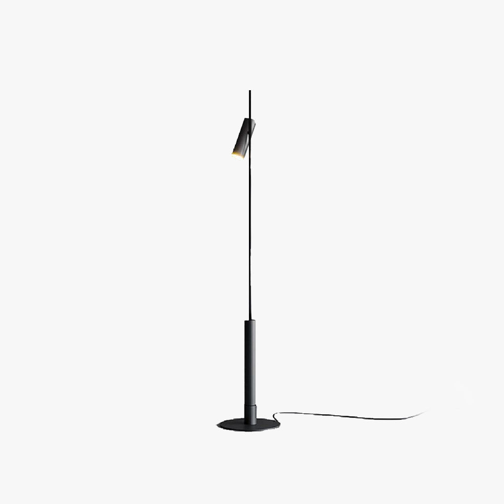 Freja Modern Linear double head Metal Silica Gel Floor Lamp