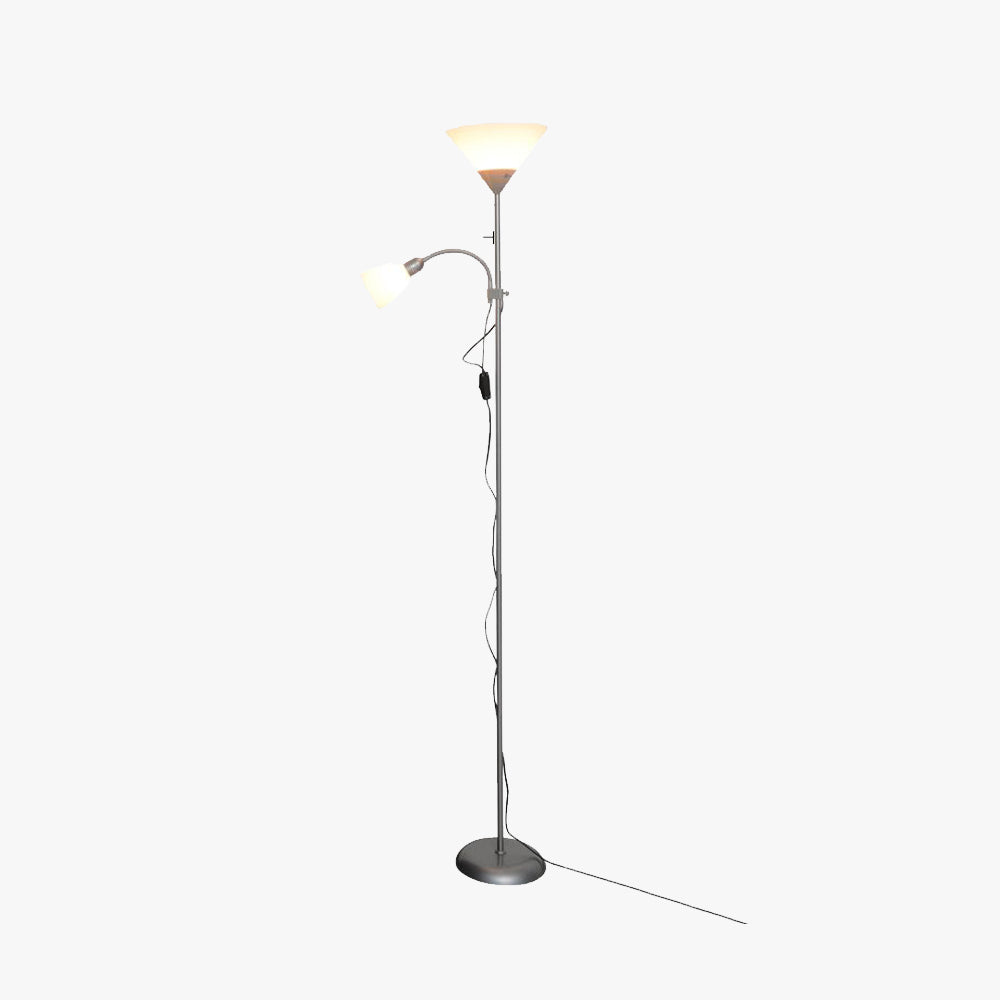 Eryn Modern Double Head Metal Acrylic Floor Lamp