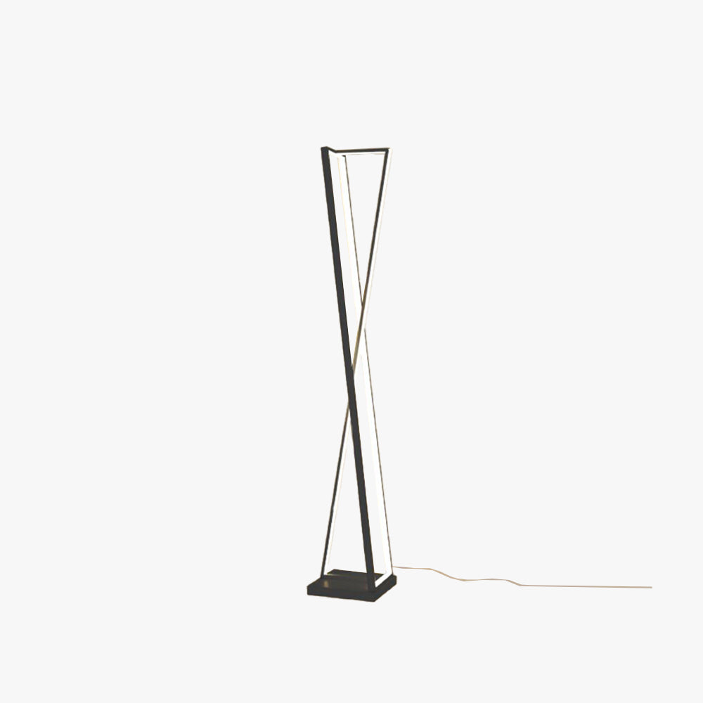 Edge Linear Triangle Floor Lamp Metal