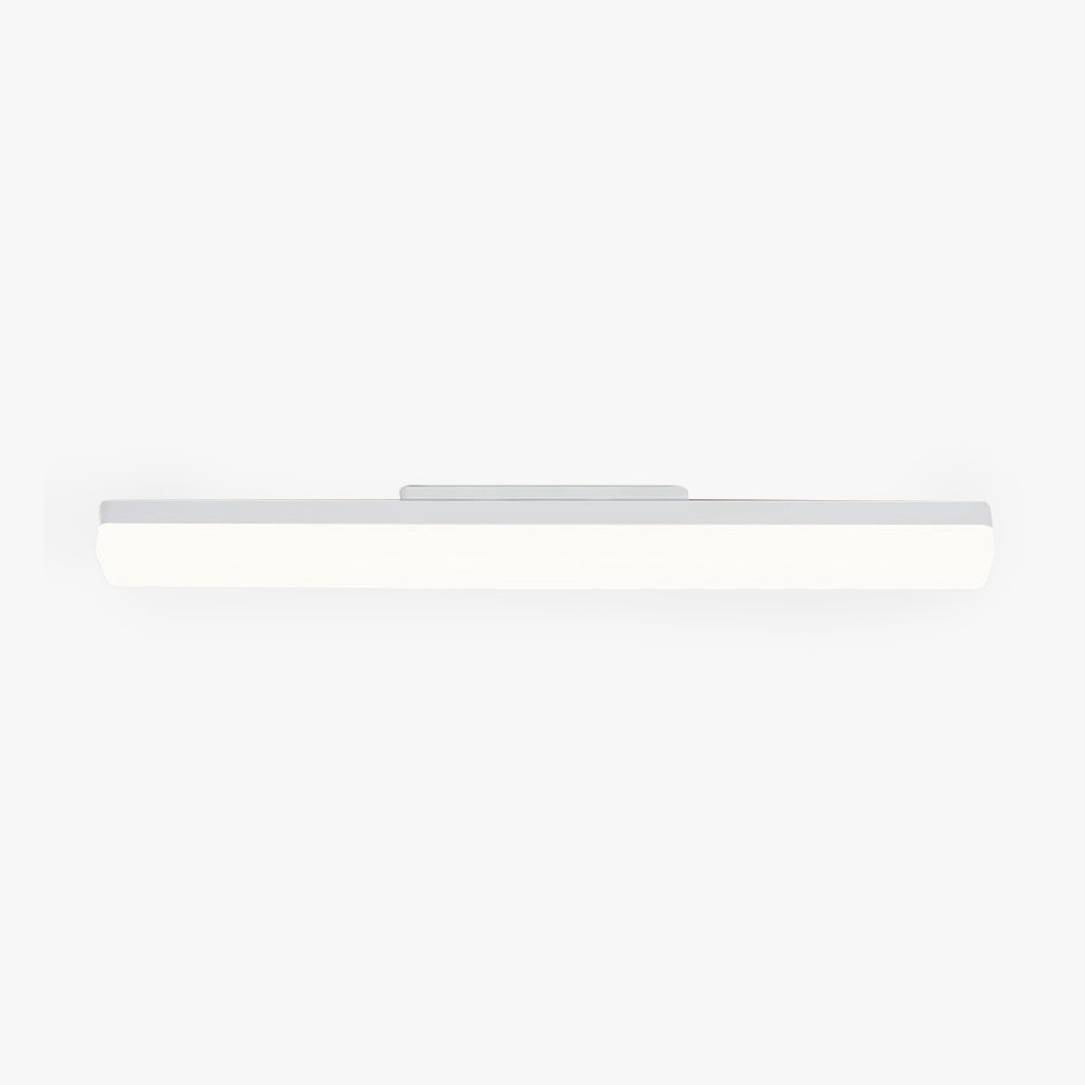 Edge Modern Rectangular Acrylic Modern Wall Lamp, White