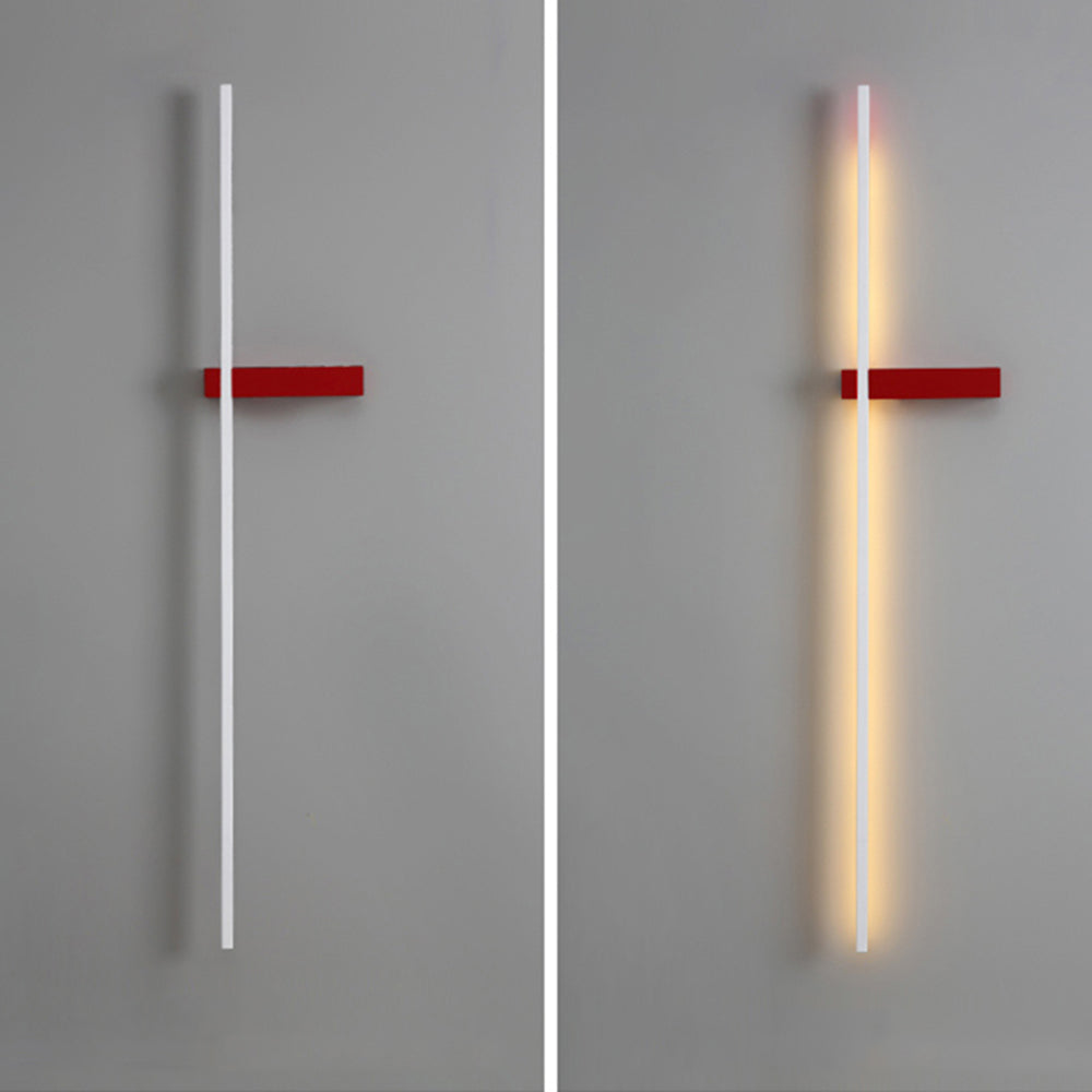 Edge Minimalist Linear Wall Lamp Multi-Color Linear