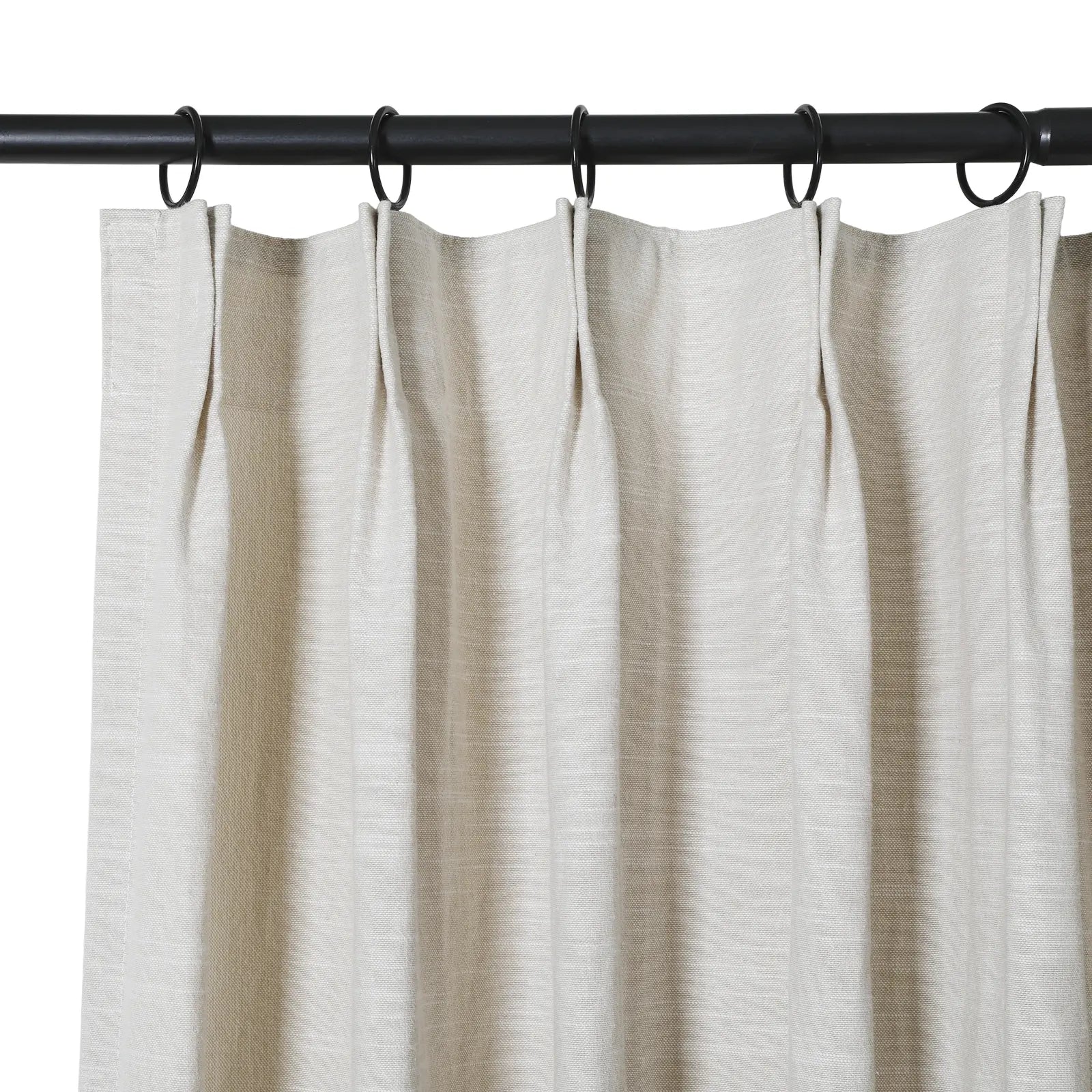 Aira Premium Linen Cotton Curtain Pleated