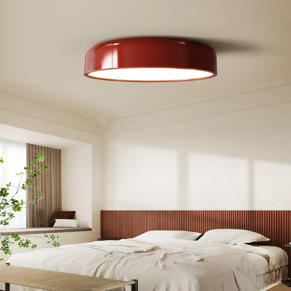 Morandi Vintage LED Ceiling Light White Red Study Bedroom Kitchen