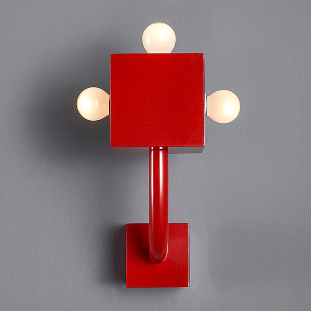 Fateh Modern Industrial LED Wall Lamp Red Living Room Bedroom