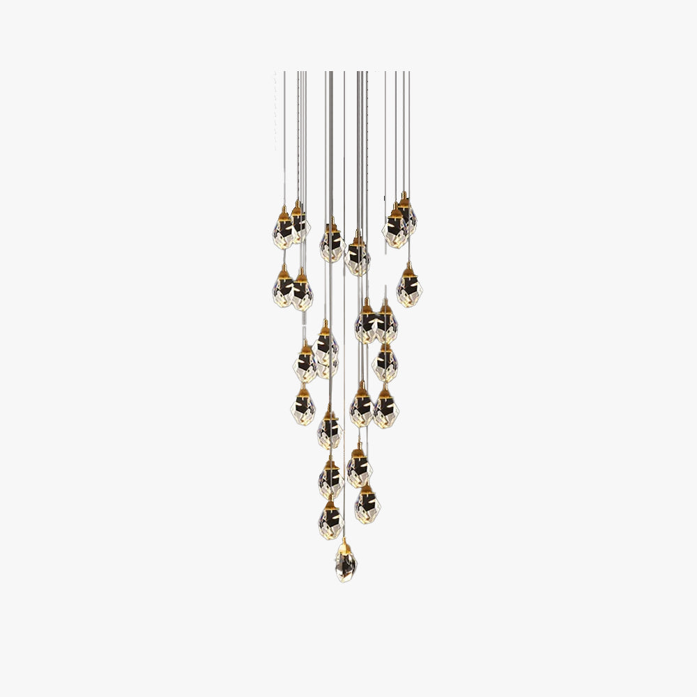 Marilyn Design Ball Glass/Metal Pendant Light Gold Living Room
