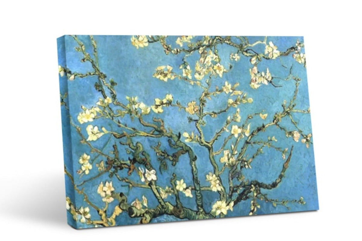 Branches with Almond Blossom - Vintage Wall Art Prints Decor For Living Room