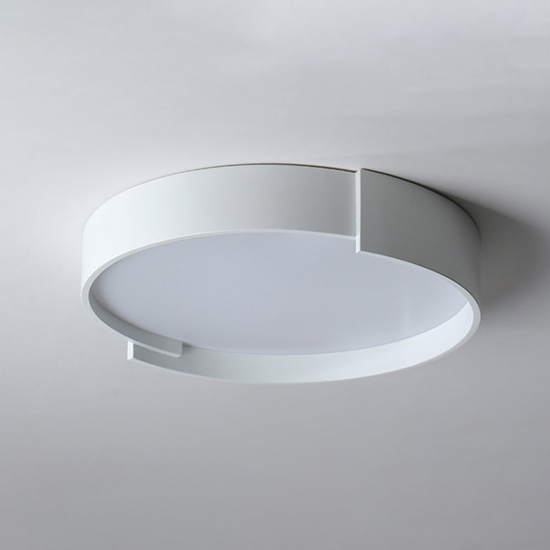 Quinn Modern Round Flush Mount Ceiling Light LED Double Layer
