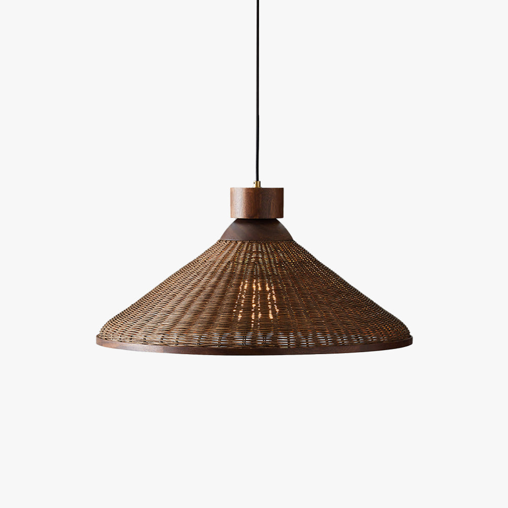 Alessio Retro Design LED Pendant Light Rattan Living Room/Restaurant/Hotel