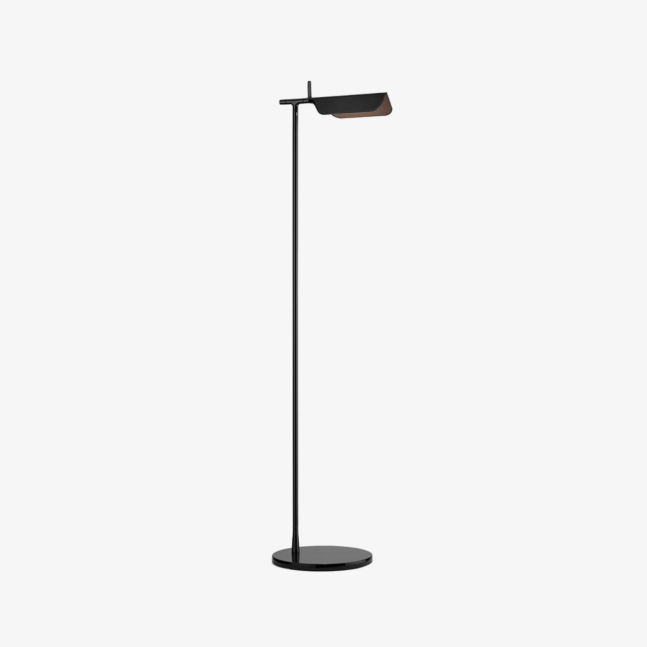 Edge Floor Lamp Right-angle Linear Minimalist, Metal, Black, Living Room