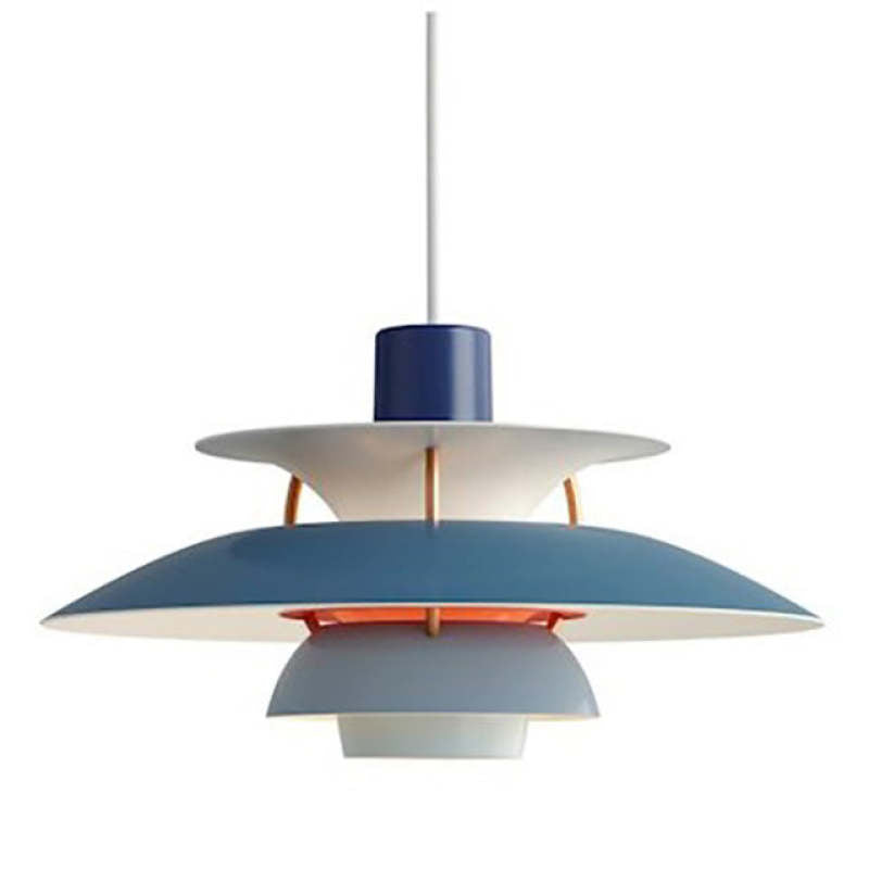 Morandi Art Decoration Modern Colorful Metal Frisbee Pendant Light