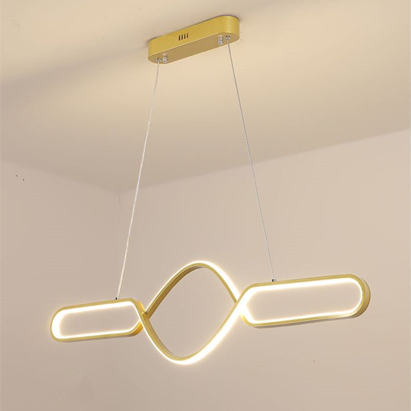 Bouvet Nordic Geometric Cross-Linear Pendant Light