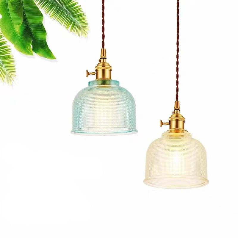 Hailie Glass Art Deco Pendant Lights,Colorful