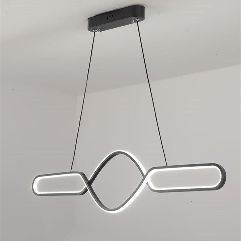 Bouvet Nordic Geometric Cross-Linear Pendant Light