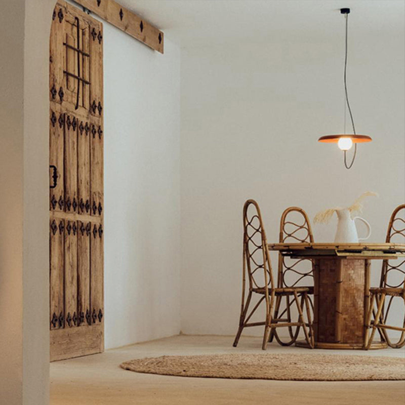 Avi Pendant Lights Stylish Art Deco, Black/White/Copper, Living Room