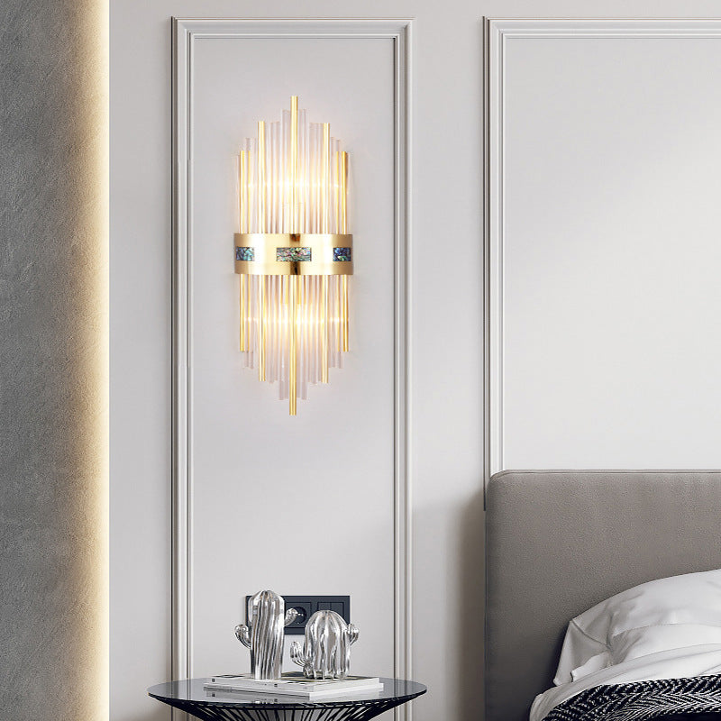 Crystal Wall Lamp Bedside Lamp, ∅18CM Bedroom/Living Room