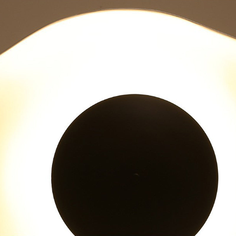 Carins Modern Minimalist ResinCreative Pendant Light, Black/White